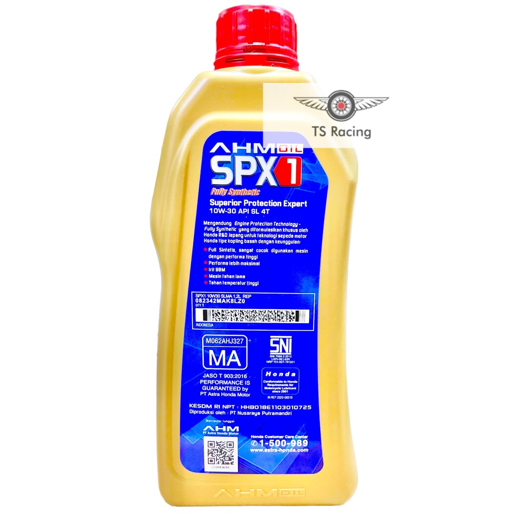 Nhớt HONDA SPX1 1L2 Tổng Hợp 100% - Xe Côn Xe Số