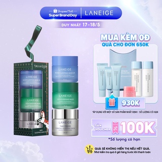 Bộ sản phẩm Mặt Nạ Ngủ Săn Chắc Da Water Sleeping Mask và Time Freeze Laneige Holiday Gift Set 75ml/Bộ