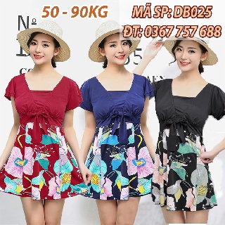 Đồ bơi áo tắm kín đáo trung niên bikini cho mẹ DB011