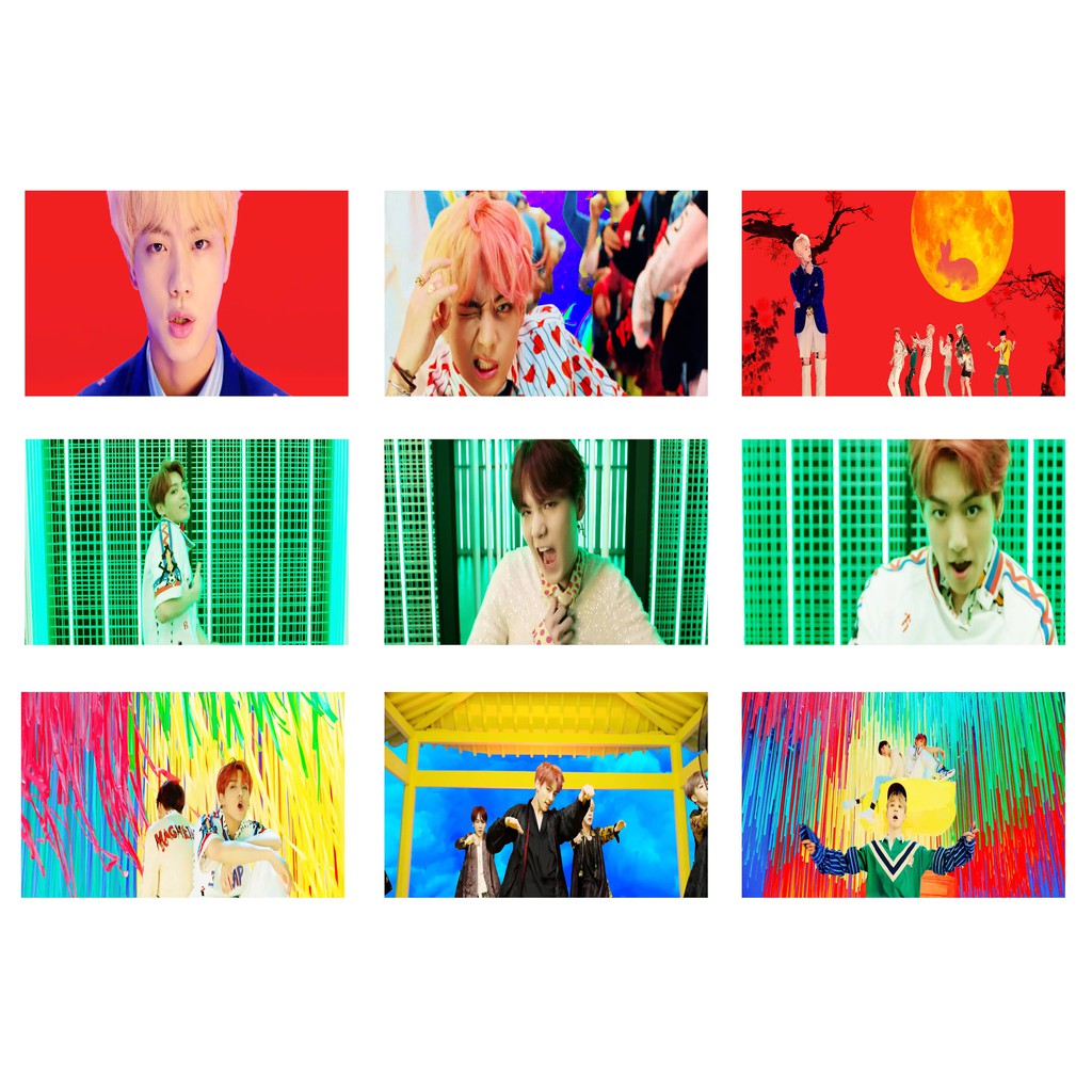 Lomo card BTS - MV IDOL ( Full 54 ảnh)