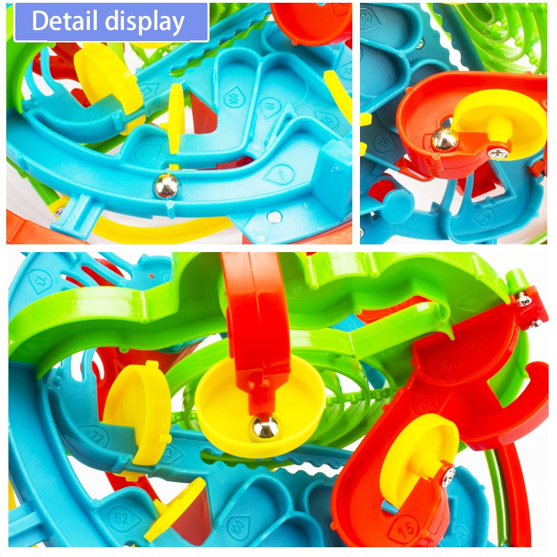 Quả Bóng Mê Cung 3D Có Thể Xoay 100 Bước Cho Trẻ Em