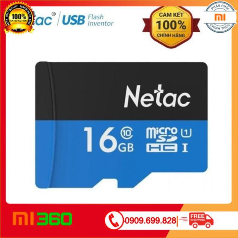 [ Hàng Cao Cấp ] Thẻ nhớ micro sd Netac 16GB U1 Class10