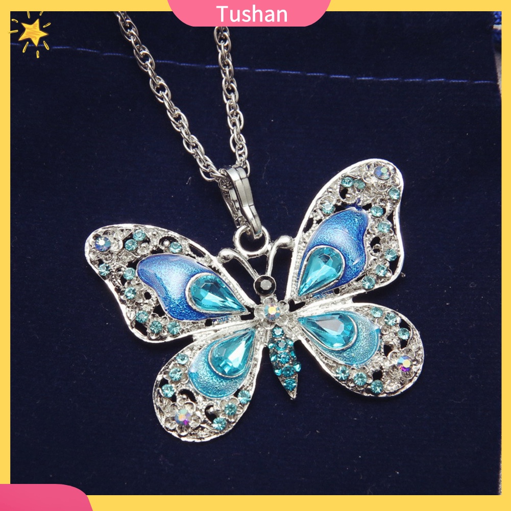 Dây Chuyền Hợp Kim Hình Nơ Đính Đá Xinh Xắn