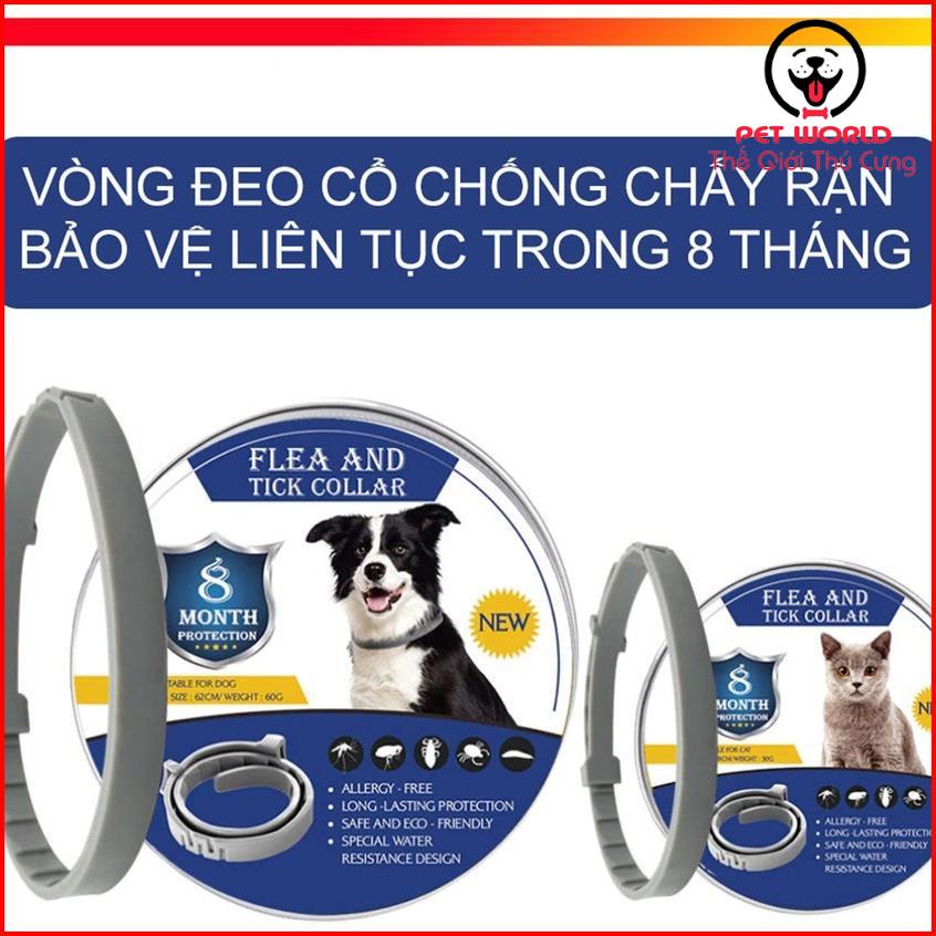 Vòng cổ chống ve rận cho chó mèo