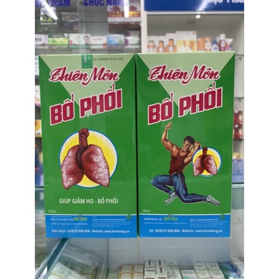 Thiên Môn BỔ PHỔI (Chai 280ml ) Giảm ho nhanh chóng, Bổ phổi thật hay