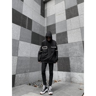 Áo khoác dù DUPPO PLANET JACKET viền phản quang độc đáo