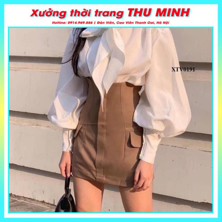 [GIÁ XƯỞNG] Chân váy cạp cao ôm eo tôn dáng có quần lót trong | BigBuy360 - bigbuy360.vn