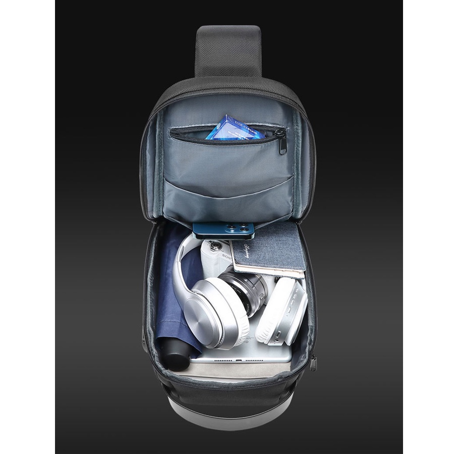 Túi đeo chéo nam cao cấp, Túi Đeo Chéo Nam Có Cổng Sạc Usb Tiện Lợi, túi đeo chéo nam đẹp