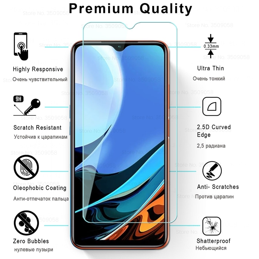 Kính Cường Lực Bảo Vệ Màn Hình Trước/Camera Sau Cho Xiaomi Redmi 9t Redme 9 T T9 6.53 ''