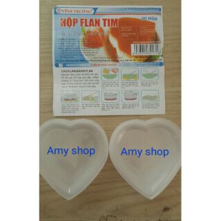 Cốc nhựa làm caramen tim 10c