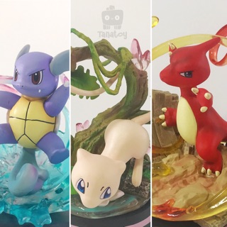 Mô hình Bửu Bối Thần Kì: Mew, Charmeleon, Wartortle