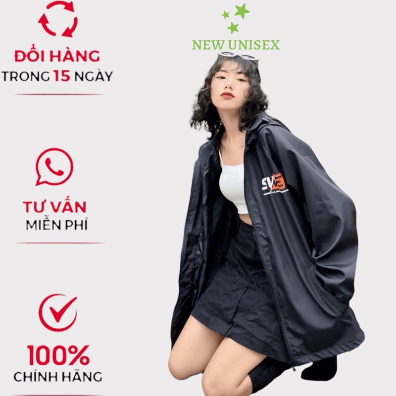 Áo Khoác Dù 2 Lớp Form Rộng in Phối Nhiều Logo Kèm Họa Tiết Siêu Độc Đáo TP023 [NewUnisex]