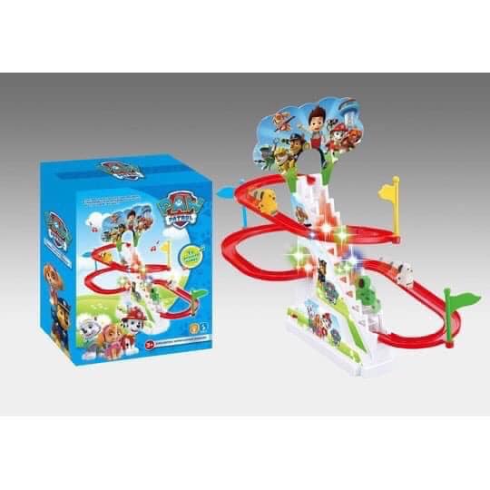 Bộ Đồ Chơi Đường Đua Ô Tô Leo Cầu Trượt Cho Bé Yêu