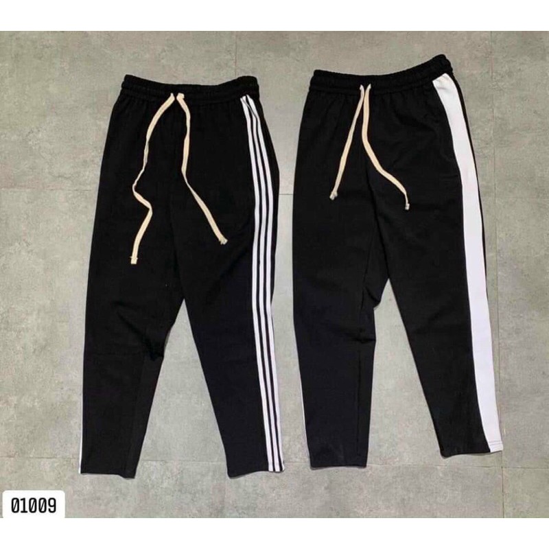 Quần Jogger Nam/ Quần Thể Thao Nam Dáng Dài 1 Sọc, 2 Sọc, 3 Sọc Full Size Màu Đen | BigBuy360 - bigbuy360.vn