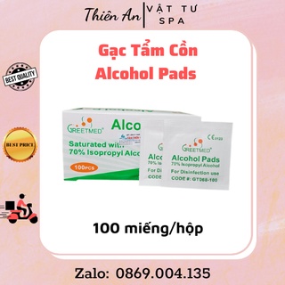 Gạc tẩm cồn tiệt trùng | Bông Tẩm Cồn