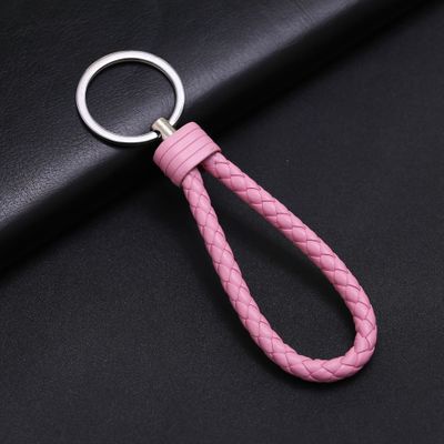 Móc Khóa Dây Da Bện Thủ Công Chất Lượng Cao Sáng Tạo Đa Ứng Dụng
