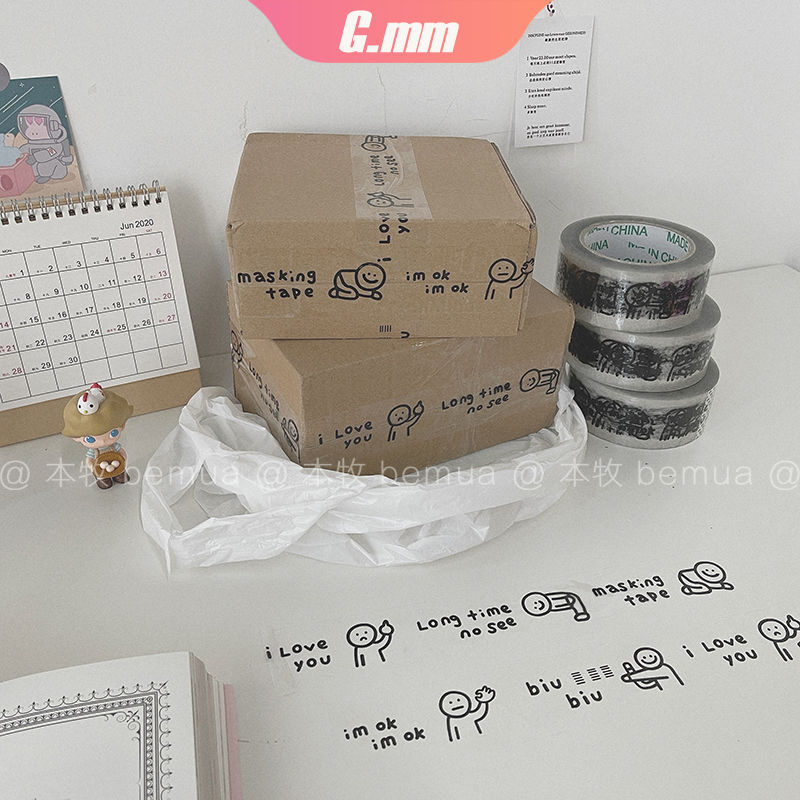 GM Cuộn Băng Keo 120m In Hình Snoopy Đáng Yêu Tiện Dụng