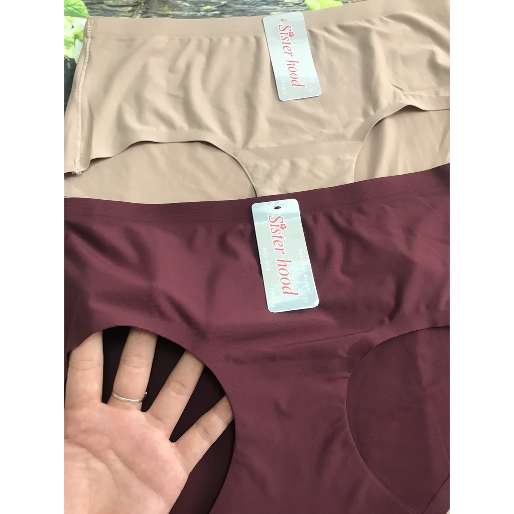 Quần lót su đúc chuẩn Thái Lan, chip co dãn không viền dày dặn mát mịn Sisterhood 604, Leblur