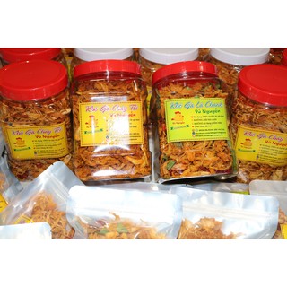 🏅🏆🏅[FREESHIP TỪ 150K] 1KG KHÔ GÀ XÉ CAY LÁ CHANH, KHÔ GÀ CHÁY TỎI LOẠI NGON - KHÔ GÀ VŨ NGUYỄN🏅🏆🏅