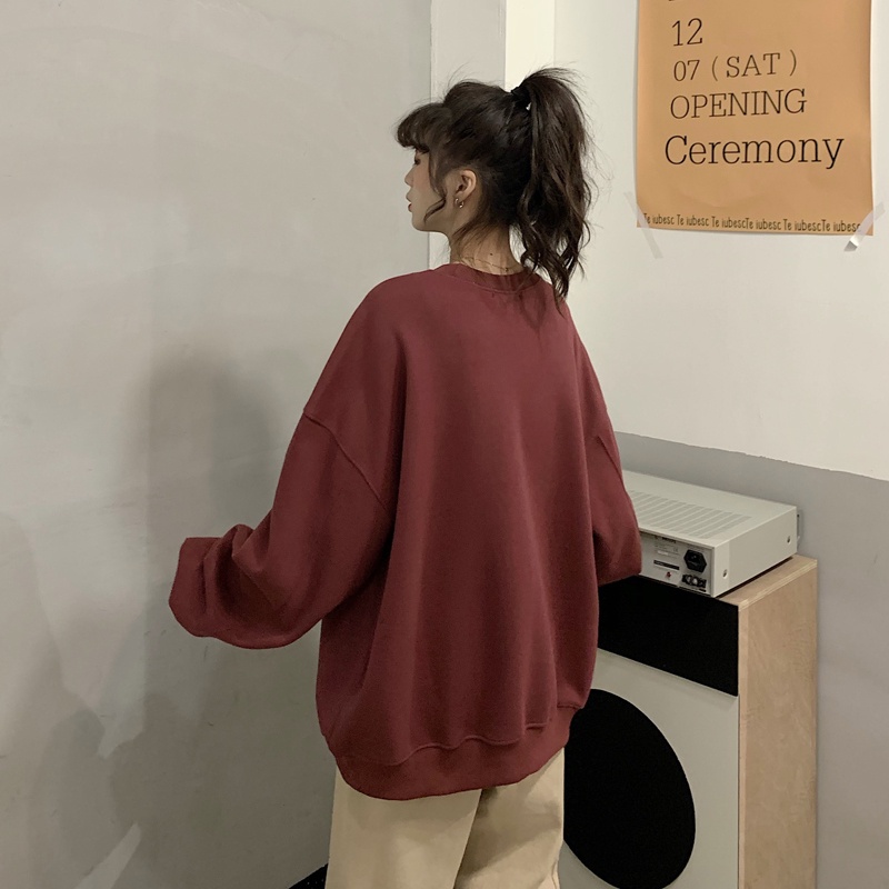 【Guimi】Áo Sweater In Họa Tiết Mới Thời Trang Thu Đông Cho Nữ | BigBuy360 - bigbuy360.vn