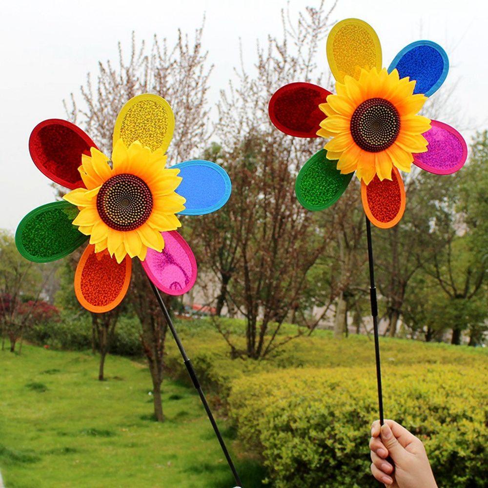 Chong Chóng Hoa Hướng Dương Nhiều Màu Sắc Cho Bé