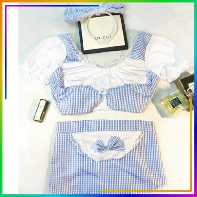 Bộ Đồ Ngủ Cosplay Sexy Nàng Lọ Lem Chăm Chỉ, Váy Ngủ Cosplay Hầu Gái Đủ Phụ Kiện Mã HGX | BigBuy360 - bigbuy360.vn