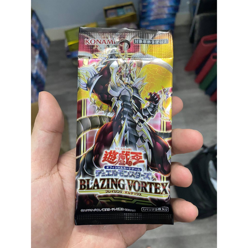 Yugioh Túi Thẻ Bài Blazing Vortex BLVO OCG - 5 Lá Bài Mỗi Túi
