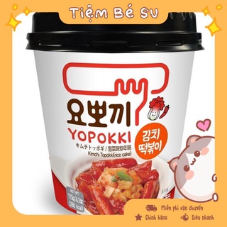 [VỊ KIM CHI] Bánh Gạo Young Poong Topokki Vị Kim Chi Nhập Khẩu Hàn Quốc Dạng Ly (120g ly) - Chính thumbnail