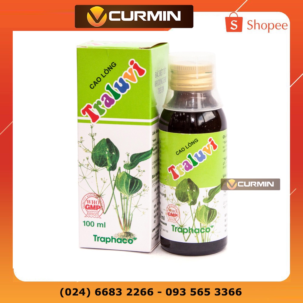 Siro, cao lỏng Lục Vị Traphaco (Chai 100ml) [Traluvi / tralucvi / Lục vị ẩm]