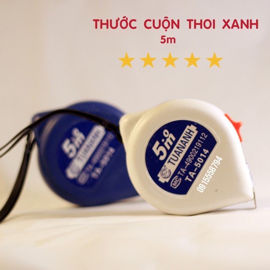 THƯỚC RÚT THOI XANH/ THƯỚC CUỘN- 3M/ 5M