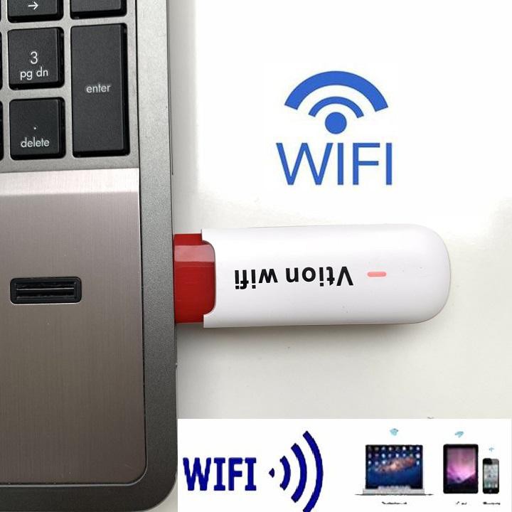 Usb 3G Phát Wifi Vtion Hifi5s tốc độ 7.2 Mbps dùng đa mạng