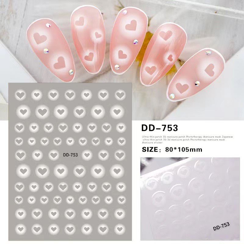 sticker thương hiệu, sticker dán móng