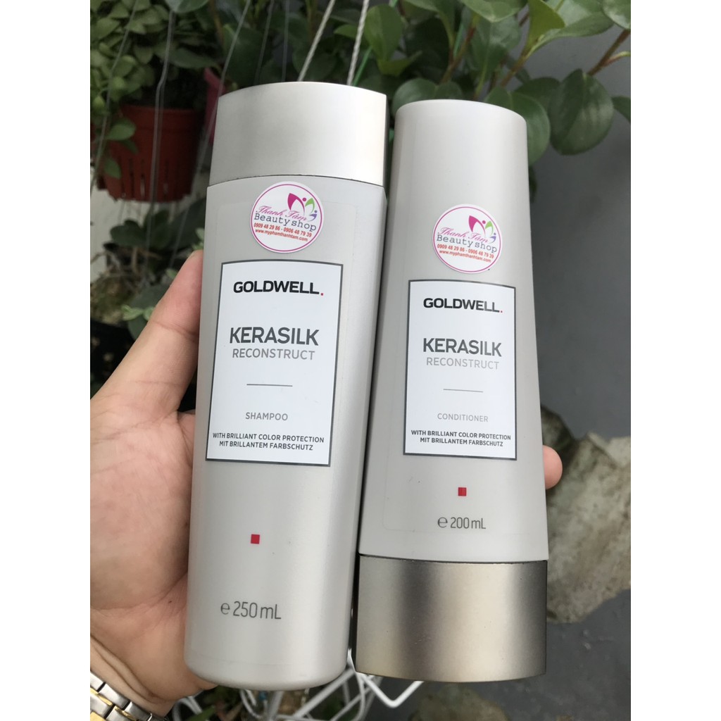 🇩🇪Goldwell🇩🇪Dầu gội siêu phục hồi Goldwell Kerasilk Reconstruct Shampoo 250ml