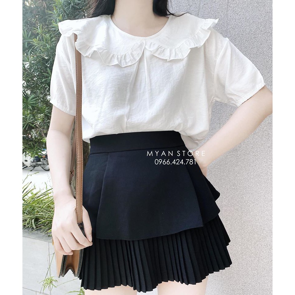 [Mã WASKT304 giảm 15% tối đa 30K đơn 99K] Chân váy xếp ly nhỏ dưới barshka 661 - V72009 | BigBuy360 - bigbuy360.vn