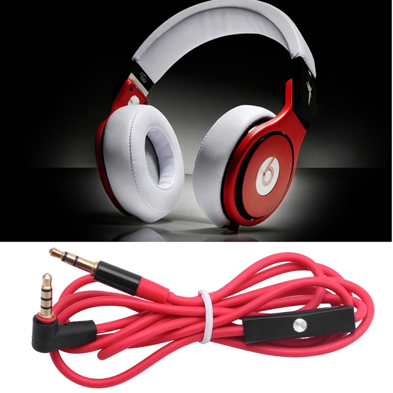 Alli 3.5mm remplacement L Câble audio Cordon avec micro pour Monster Beats By Dr Dre