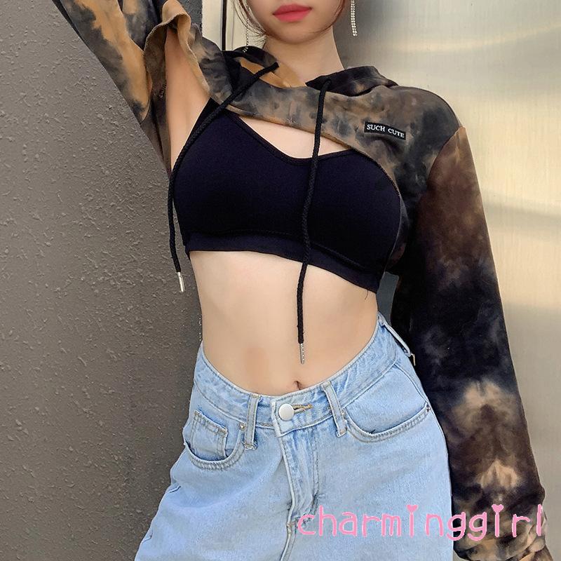 Áo Nỉ Dài Tay Có Mũ Thời Trang Hàn Quốc Cho Nữ