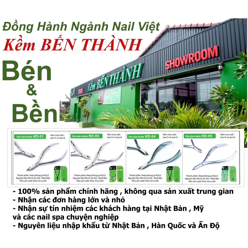 Các Loại Kềm Nhặt Da Kềm Cắt Móng Ngành Nail Ưa Chuộng Nhất Chính Hãng Kềm Bến Thành