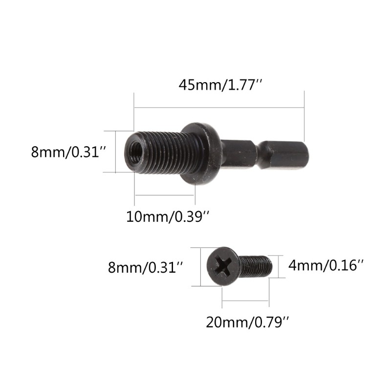 Phụ kiện chuyển đổi mâm cặp cho mũi khoan bền và tiện dụng kích thước 6mm