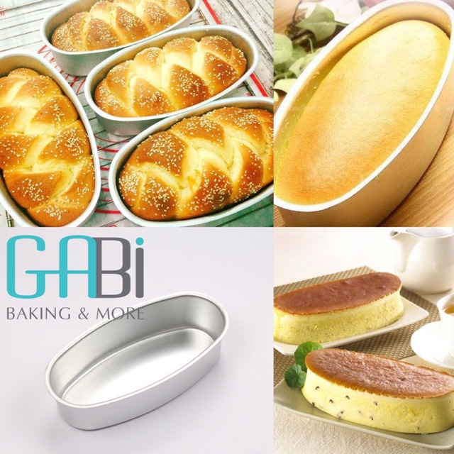 Khuôn loaf oval nhôm đúc làm bánh mỳ hoa cúc