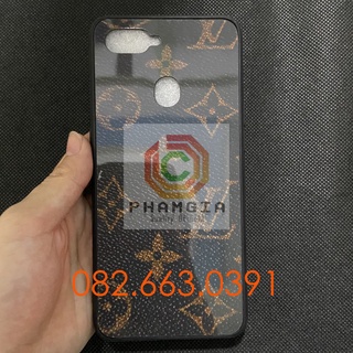 Ốp lưng in hình kiểu da LV cho Oppo F9/oppo A7/oppo A5S thời thượng