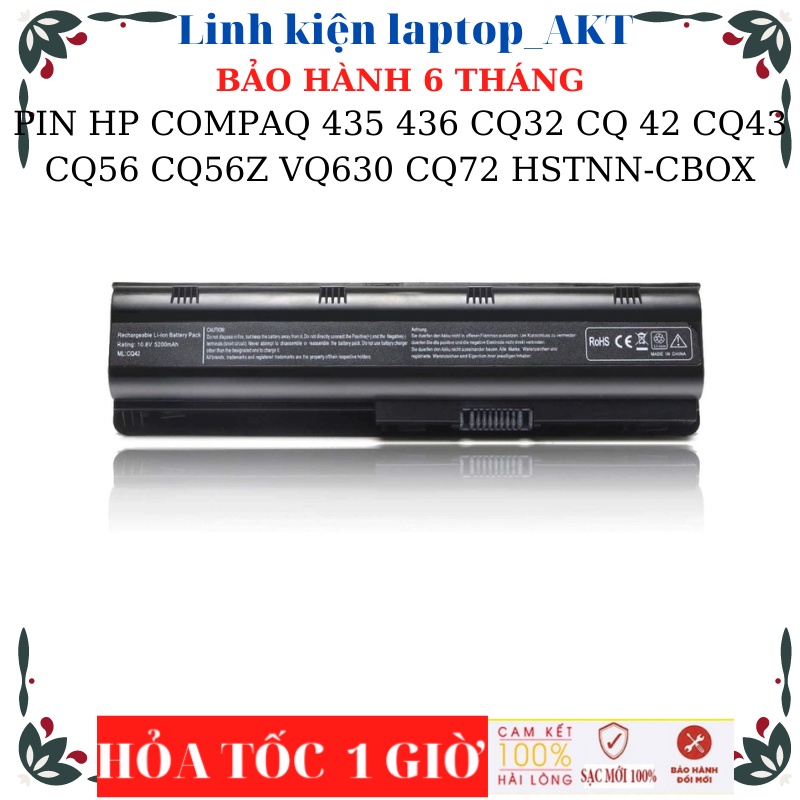 PIN HP COMPAQ HP 1000 435 436 CQ32 CQ42 CQ43 CQ56 CQ56Z VQ630 CQ72 MU06 MU09 HSTNN-CBOX, HSTNN-Q60C NBP6A174 DM4T-1000