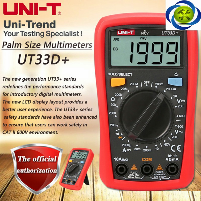 Đồng hồ đo điện UNI-T UT33D+