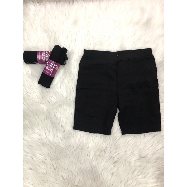 Quần Legging Ngố Đùi - Quần Lửng Nữ cuộn tím Siêu co giãn (hàng nâng mông loại 1)