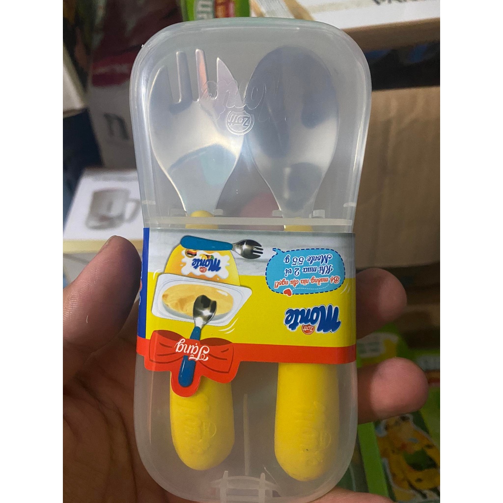 Bộ Muỗng nĩa dịu ngọt cho bé Monte