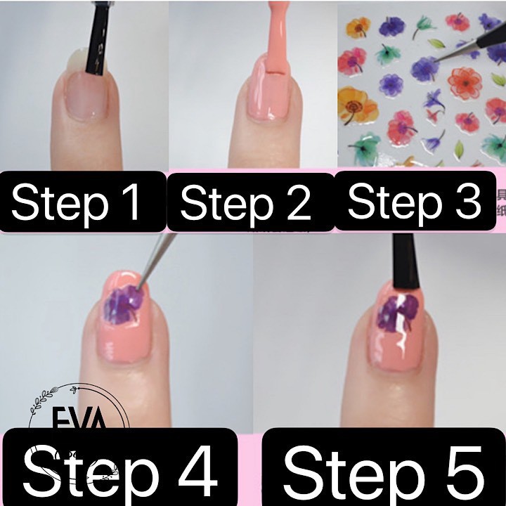 Decal Dán Móng Tay 3D Nail Sticker Hoạ Tiết Lễ Hội Ma Quỷ Halloween WG353