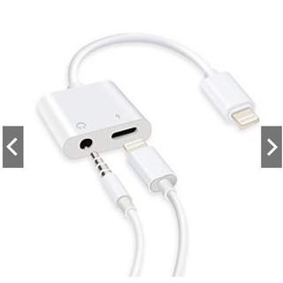 Cáp Chuyển Đổi Tai Nghe Iphone 7/7P/8/8P/X Sang 1 Lightning Và 1 Cổng 3.5 FTP (IOS 10-11-12) 4.8HOT