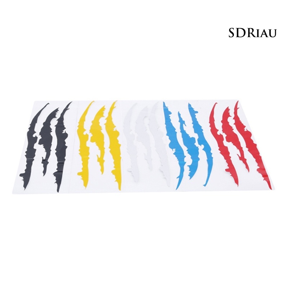 Nhãn dán phản quang hình móng vuốt ma trang trí đèn xe hơi