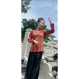đồ lam đi chùa(bà ba gấm) nguyên bộ
