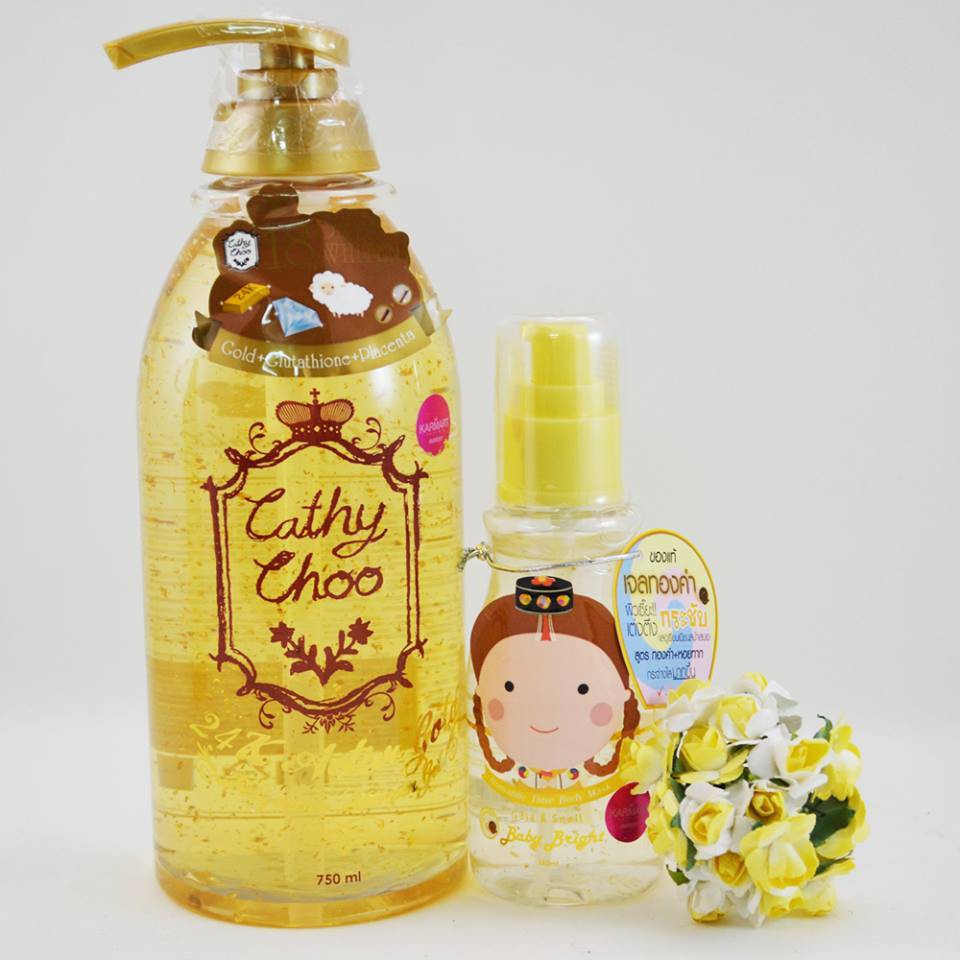 Sữa Tắm Trắng Da Cathy Choo Active Gold 750ml Thái Lan