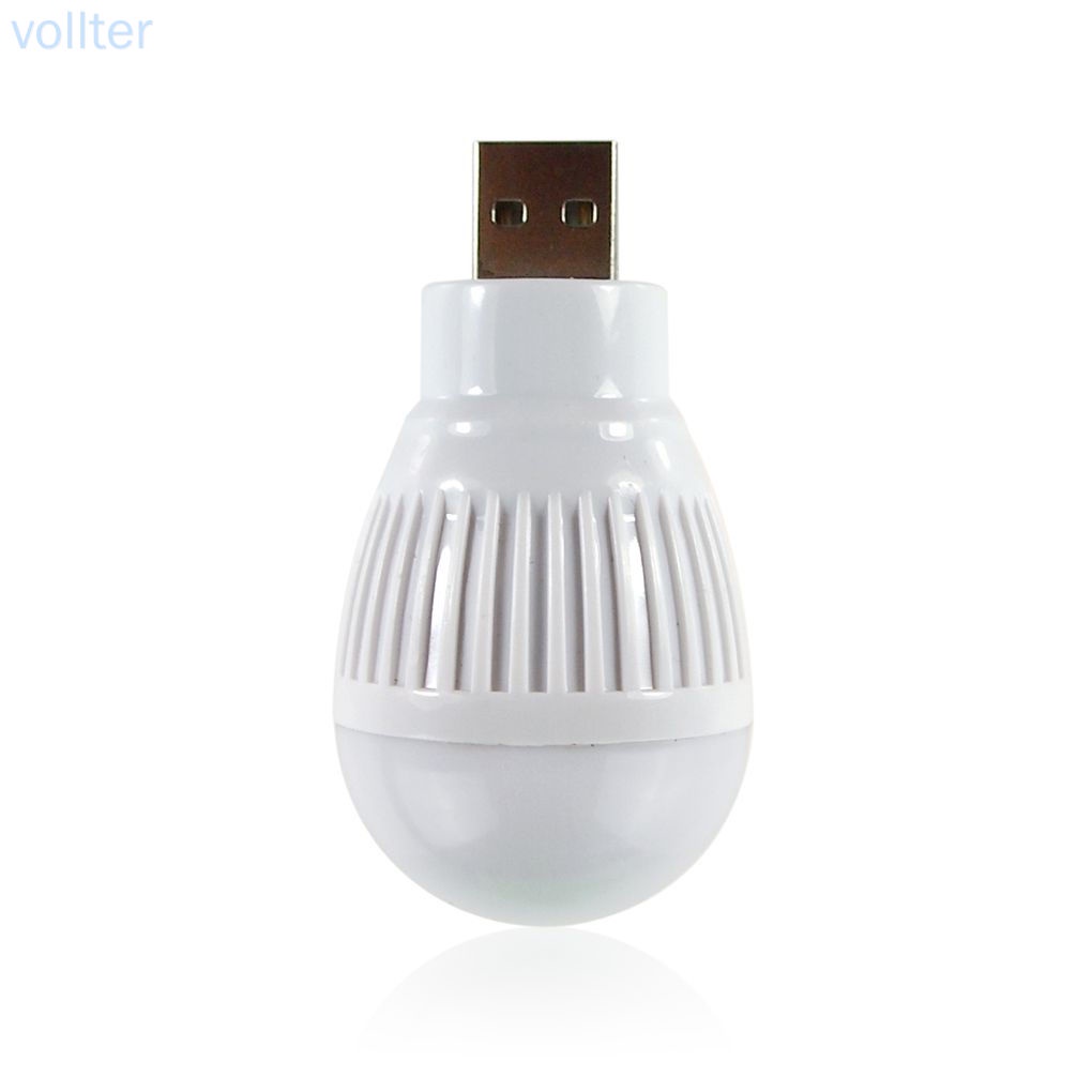 Đèn pin LED tròn cổng USB